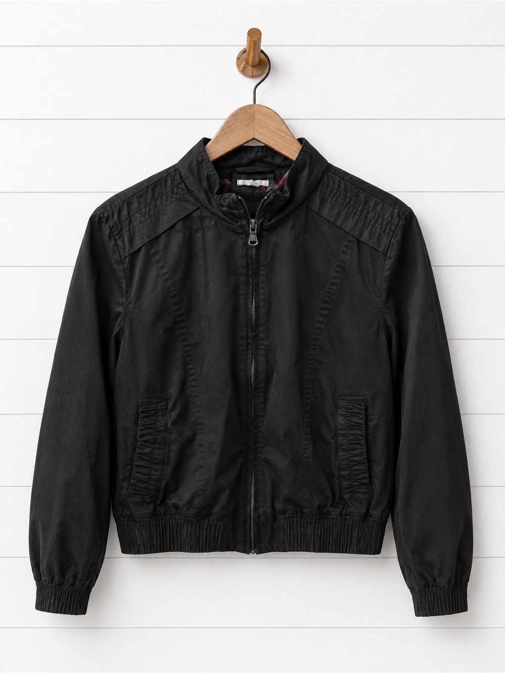 🖤 Charlotte Russe Black Bomber Jacket Small